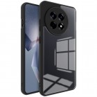 OnePlus 13R / Ace 5 "Imak" cieta silikona (TPU) dzidrs (apmāles melnā) apvalks