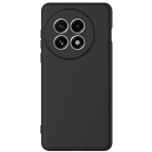 OnePlus 13R "Shell" cieta silikona (TPU) apvalks - melns