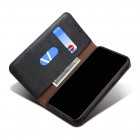 OnePlus 8T Deluxe ādas atvēramais melns maciņš (maks)