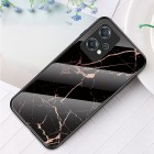 OnePlus Nord CE 2 Lite 5G „Marble“ cieta silikona (TPU) melns / zelta apvalks