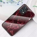OnePlus Nord CE 2 Lite 5G „Marble“ cieta silikona (TPU) sarkans apvalks