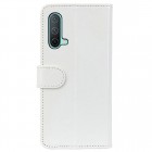 OnePlus Nord CE 5G atvēramais ādas balts maciņš (maks)