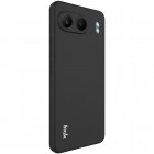 OnePlus Nord 4 "Imak" cieta silikona (TPU) melns apvalks