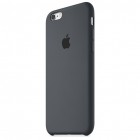 Oficiāls „Apple“ iPhone 6 6s Silicone Case melns silikona apvalks (MGQF2ZM/A)