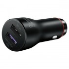 Origināls „Huawei“ Super Charge Dual-Port CP36 autolādētājs sudrabs + Type-C USB vads (Max 22.5W) 