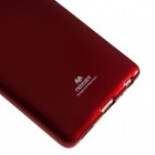 Huawei P9 Mercury sarkans cieta silikona (TPU) apvalks