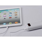 Remax rezerves ārējais pārnesājams litija jonu akumulators (10000 mAh), ang. Power bank - balta