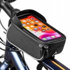 „Roswheel“ melns universāls ūdensizturīgs telefona futrālis velosipēdam (XL)