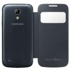Samsung Galaxy S4 mini i9195 S View Cover atvēramais melns futrālis - vāciņš