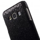 Samsung Galaxy A3 (A300) Fachion melns plastmasas apvalks