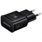 Origināls „Samsung“ Fast Charge melns tīkla lādētājs (2A) ar USB Type-C vadu EP-TA20EBE