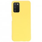 Samsung Galaxy A03s SM-A037G (166.5 x 75.98 x 9.14mm) „Shell“ cieta silikona (TPU) dzeltens apvalks