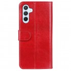 Samsung Galaxy A05s (SM-A057F) atvēramais ādas sarkans maciņš, grāmata (maks)