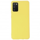 Samsung Galaxy M02s „Shell“ cieta silikona (TPU) dzeltens apvalks