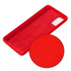 Samsung Galaxy M02s „Shell“ cieta silikona (TPU) sarkans apvalks