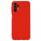 Samsung Galaxy A13 4G (SM-A135F) „Shell“ cieta silikona (TPU) sarkans apvalks