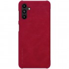 Greznais „Nillkin“ Qin sērijas ādas atvērams sarkans Samsung Galaxy A13 5G (SM-A136U)
