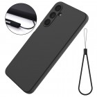 Samsung Galaxy A16 "Shell" cieta silikona (TPU) apvalks - melns