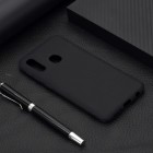 Samsung Galaxy A20e (A202F) melns cieta silikona TPU pasaulē planākais apvalks