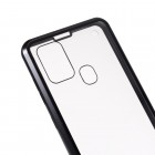 Samsung Galaxy A21s (A217) dzidrs (caurspīdīgs) Frame magnētiskais aizsedzams plastmasas apvalks