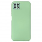 Samsung Galaxy A22 „Shell“ cieta silikona (TPU) zaļš apvalks
