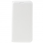 Samsung Galaxy A3 (2016) A310 balts atvēramais Smart Wallet ādas maciņš - maks
