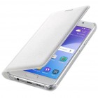 Samsung Galaxy A3 (2016) A310 oficiāls Flip Wallet Cover EF-WA310 atvērams balts ādas maciņš (maks)