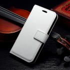 Samsung Galaxy A3 2015 (A300F) atvēramais ādas balts maciņš (maks)