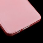 Samsung Galaxy A3 dzidrs (caurspīdīgs) cieta silikona TPU pasaulē planākais sarkans apvalks