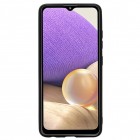 Samsung Galaxy A32 4G (A325F) „Shell“ cieta silikona (TPU) melns apvalks