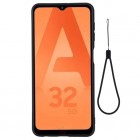 Samsung Galaxy A32 5G „Shell“ cieta silikona (TPU) melns apvalks