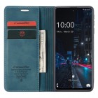 Samsung Galaxy A33 5G (SM-A336E) CaseMe Retro solīds atvēramais ādas zaļš maciņš - maks