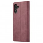 Samsung Galaxy A34 5G (SM-A346E) CaseMe Retro solīds atvēramais ādas bordo maciņš - maks