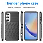 Samsung Galaxy A35 "Mofan" Thunder cieta silikona (TPU) apvalks - melns
