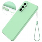 Samsung Galaxy A36 "Shell" cieta silikona (TPU) apvalks - zaļš