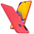 Samsung Galaxy A40 (A405F) „Lenuo“ cieta silikona (TPU) sarkans apvalks