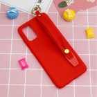 Samsung Galaxy A41 (A415F) „Strap“ Kickstand cieta silikona (TPU) sarkans apvalks