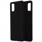 Samsung Galaxy A41 (A415) Shell cieta silikona (TPU) melns apvalks