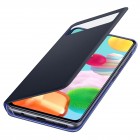 Samsung Galaxy A41 (A415F) oficiāls S View Wallet Cover atvērams melns maciņš (maks)