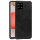 Soft Slim Samsung Galaxy A42 5G melns ādas apvalks