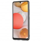 Soft Slim Samsung Galaxy A42 5G melns ādas apvalks