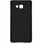 Samsung Galaxy A5 (2016) A510 Nillkin Frosted Shield melns plastmasas apvalks + ekrāna aizsargplēve