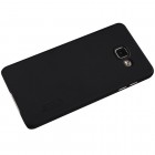 Samsung Galaxy A5 (2016) A510 Nillkin Frosted Shield melns plastmasas apvalks + ekrāna aizsargplēve