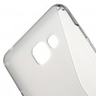 Samsung Galaxy A5 (2016) A510 cieta silikona (TPU) dzidrs (pelēks) un matēts apvalks