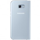 Samsung Galaxy A5 (2017) A520 oficiāls S View Cover atvērams gaiši zils ādas maciņš