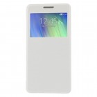 Samsung Galaxy A5 view window atvēramais balts maciņš