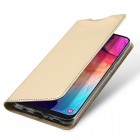 Samsung Galaxy A50 A505F (A50s A507F, A30s A307F) „Dux Ducis“ Skin sērijas zelta ādas atvērams maciņš