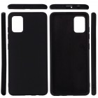 Samsung Galaxy A51 (A515) Shell cieta silikona (TPU) melns apvalks