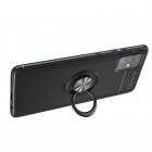 Samsung Galaxy A51 (A515) „FOCUS“ Kickstand cieta silikona (TPU) melns apvalks