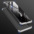 Samsung Galaxy A51 (A515) Thin Fit 360“  melns futrālis apmāles sudrabā krāsā